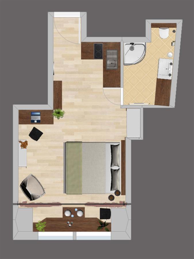 ⭑ Comfy Vip Studio In The Center With Netflix Brno Buitenkant foto